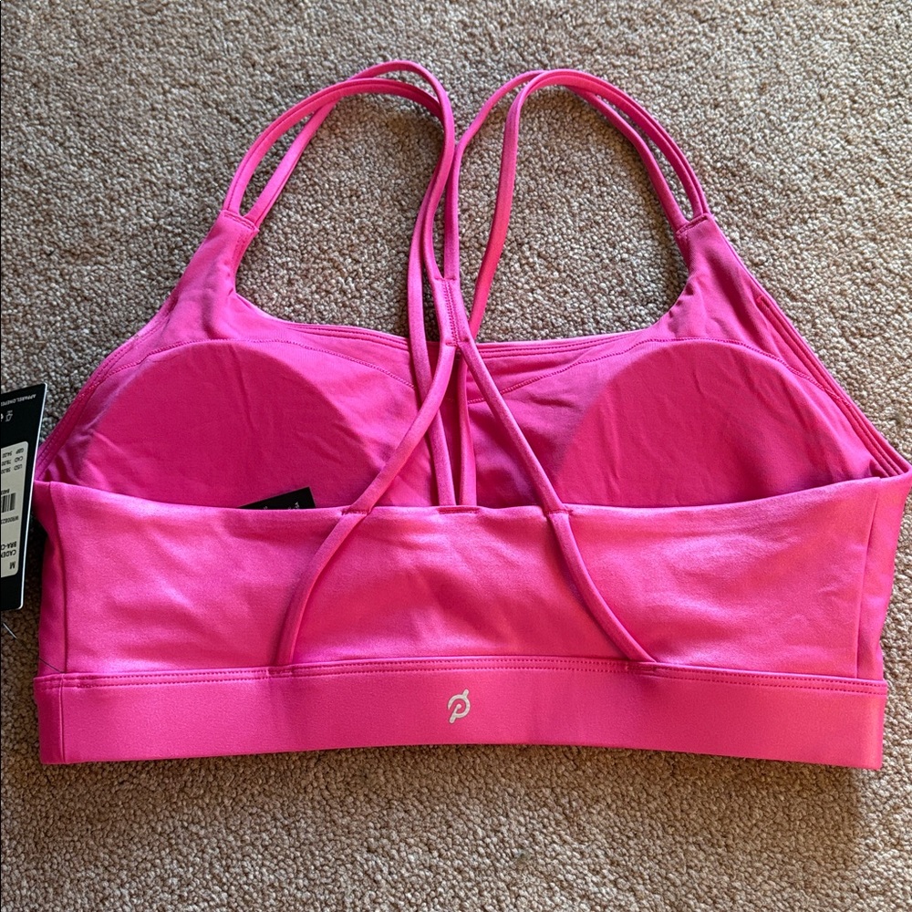 Peloton Cadent shiny sports bra medium NWT - Picture 4 of 4